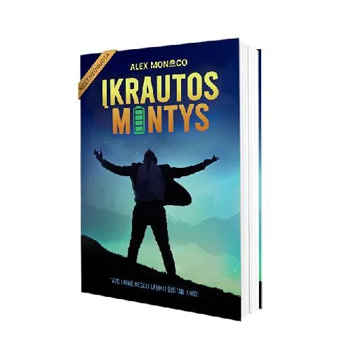 Įkrautos MINTYS. Tavo laimė negali laukti šeštadienio - Alex Monaco, knygos viršelis