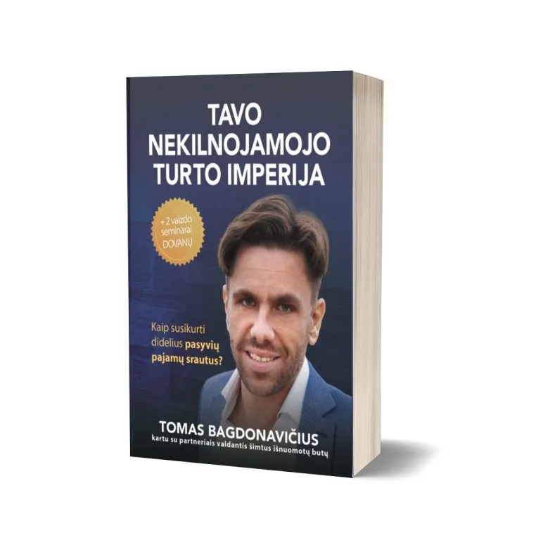 Tavo nekilnojamojo turto imperija - Tomas Bagdonavičius, knygos viršelis